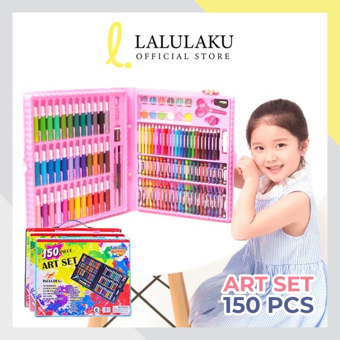 

PENSIL WARNA 1SET - PENSIL WARNA SET CRAYON COLOURING SET 150 PCS ART