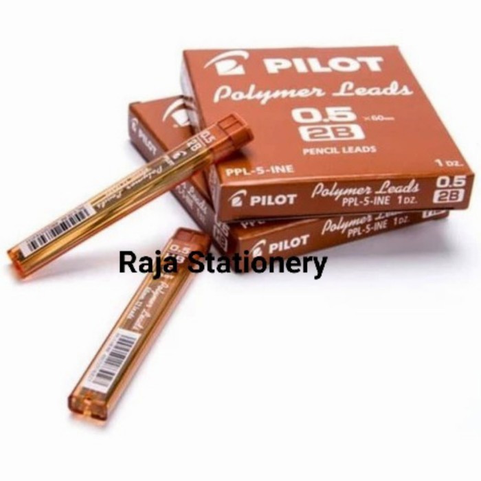 

PILOT PENCIL LEAD 2B 0.5MM ISI PENSIL MEKANIK PILOT 0.5 PPL-5 [12PCS]