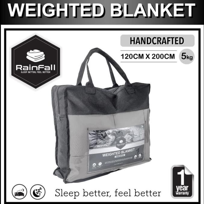 Rainfall 5 Kg Heavy Weighted Blanket Selimut Berat