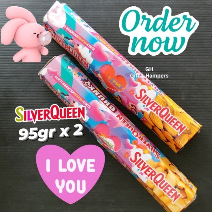 

KADO VALENTINE COKLAT SILVERQUEEN CHUNKYBAR 6 BATANG+ BOX BUKET BUNGA