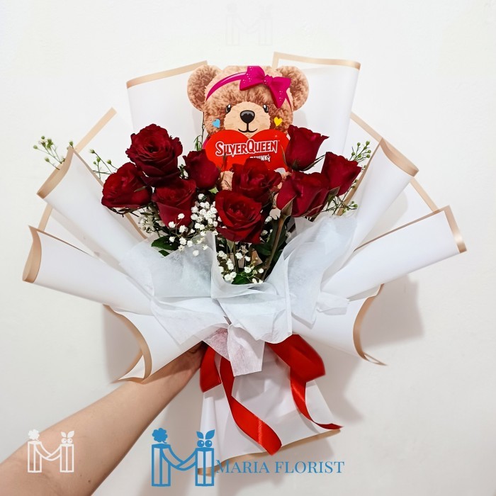 

BUKET MAWAR ASLI - BUKET COKELAT BEAR SILVERQUEEN - BUKET VALENTINE