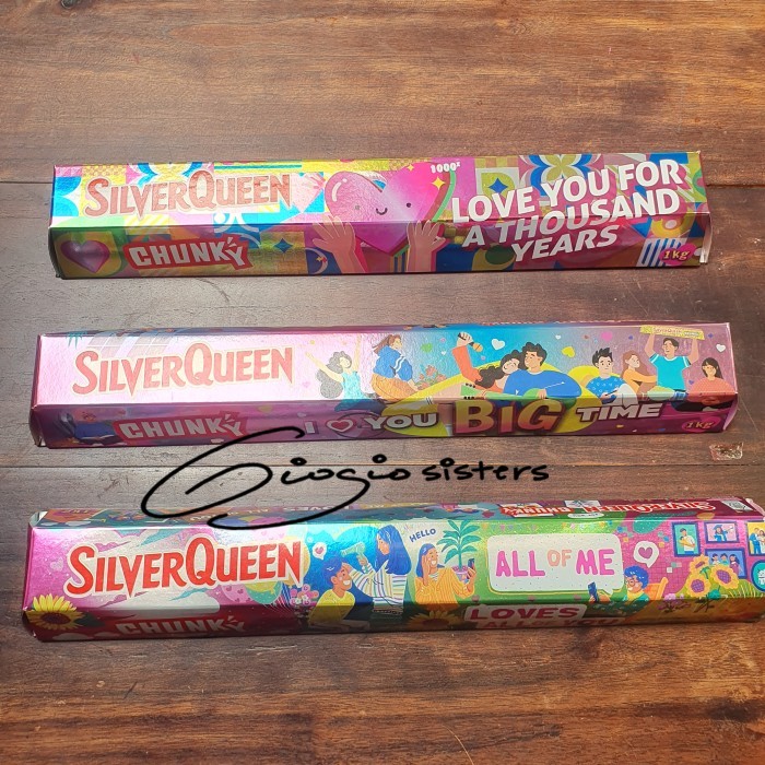 

SILVERQUEEN CHUNKY BAR 1KG VALENTINE SPECIAL / COKLAT BESAR