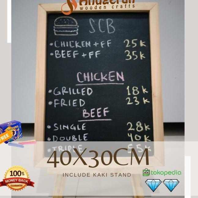 

Papan Tuli Apur Ni 3040 Ni Chalboard