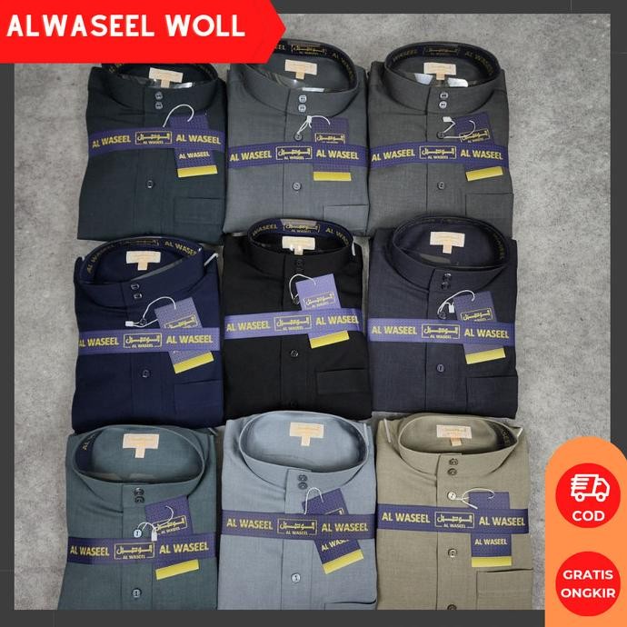 Jubah Haramain Al Waseel Woll Alwaseel Original