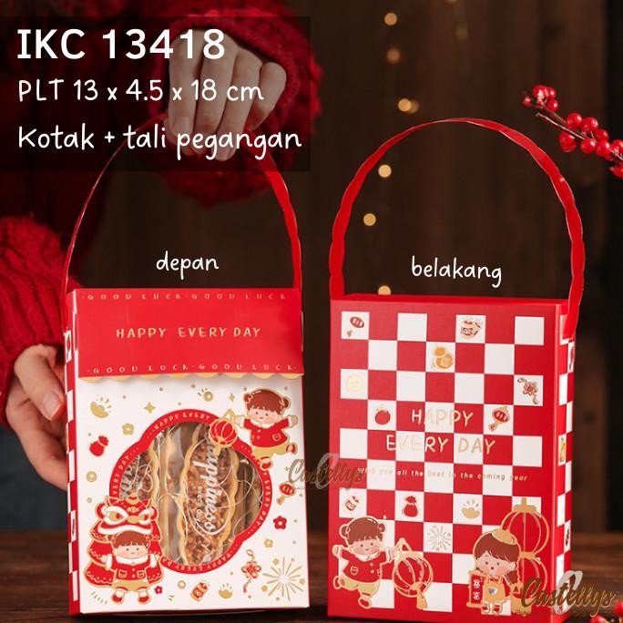 

Ready oke] Kotak Box Imlek IKC 13418 Kue Kering Cookies Nastar Hampers Sincia CNY