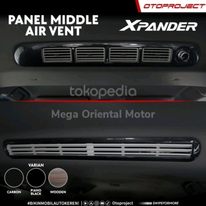 Panel middle air vent ac row 2 New Xpander 2021-2022 Otoproject