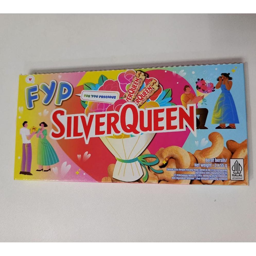 

VE29 SILVERQUEEN CASHEW 55gr BUY 1 GET 1 EDISI VALENTINE Terlaris