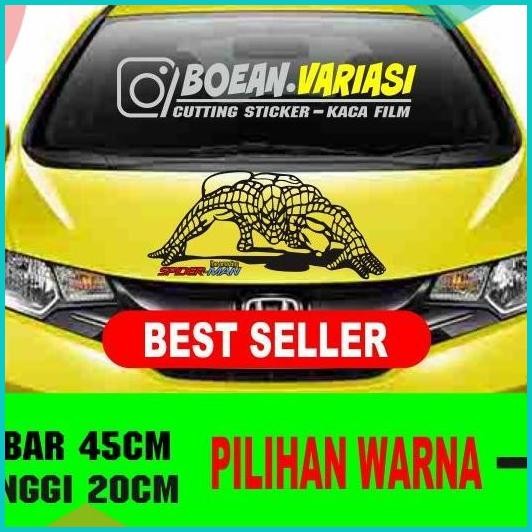 Sticker Terlaris Termurah Kap Mesin Mobil Kaca mobil Sticker Spiderman