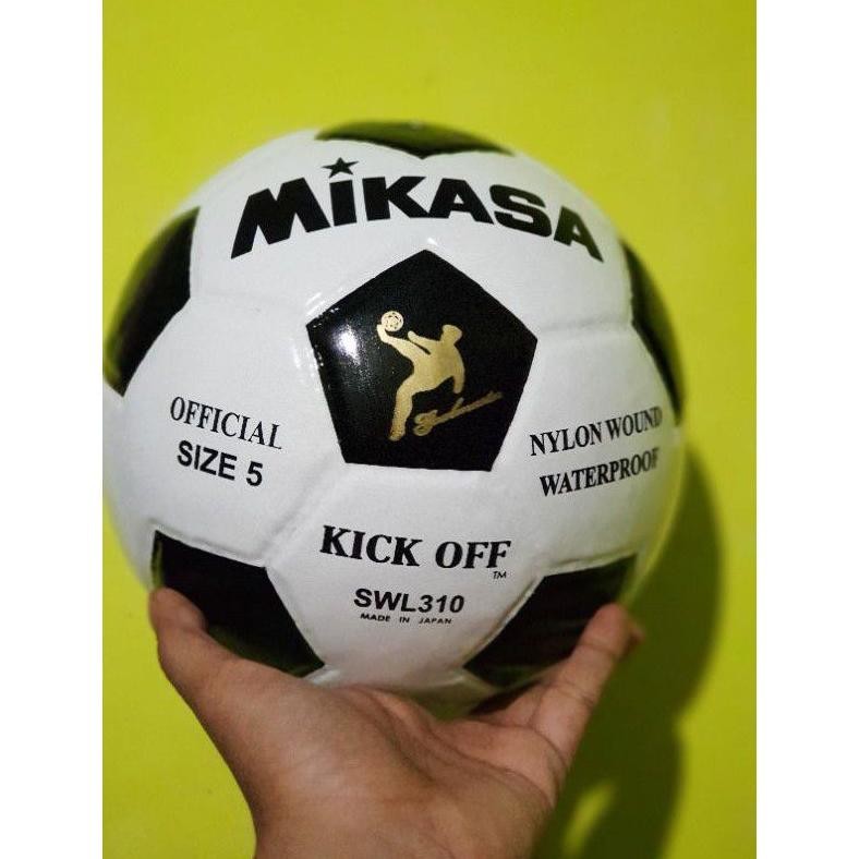 fx-23 (BISA COD) BOLA SEPAK MIKASA HITAM PUTIH SIZE 5 PRESS MURAH BERKUALITAS BOLA SEPAK KAKI MIKASA