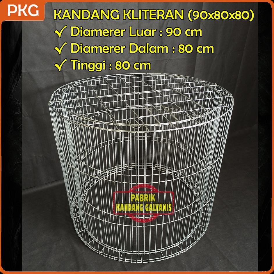 TR21 Kandang Kliteran Besi Galvanis Lipat Murah Anti Karat Ayam Bangkok | Kurungan Ayam Bongkar Pasa