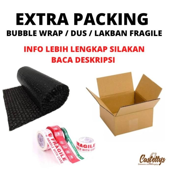 

*#*#*#*#] Extra Packing Tambahan Bubble Wrap / Dus / Lakban Fragile