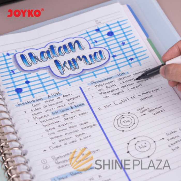 

ISI LOOSE LEAF WARNA B5 JOYKO - REFILL KERTAS BINDER RULED COLOR PAPER