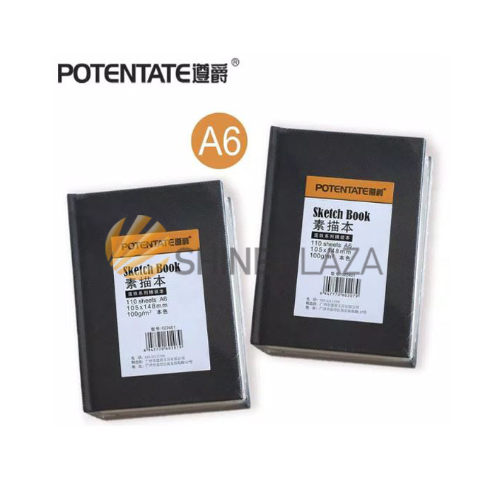 

POTENTATE A6 SKETCHBOOK 100GSM - KERTAS BUKU GAMBAR & SKETSA POTENTATE