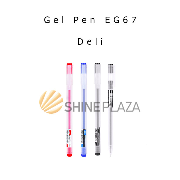 

PULPEN GEL DELI EVERY U EG67 0.5MM - BOLPEN PENA GEL HITAM BIRU MERAH 0,5 MM