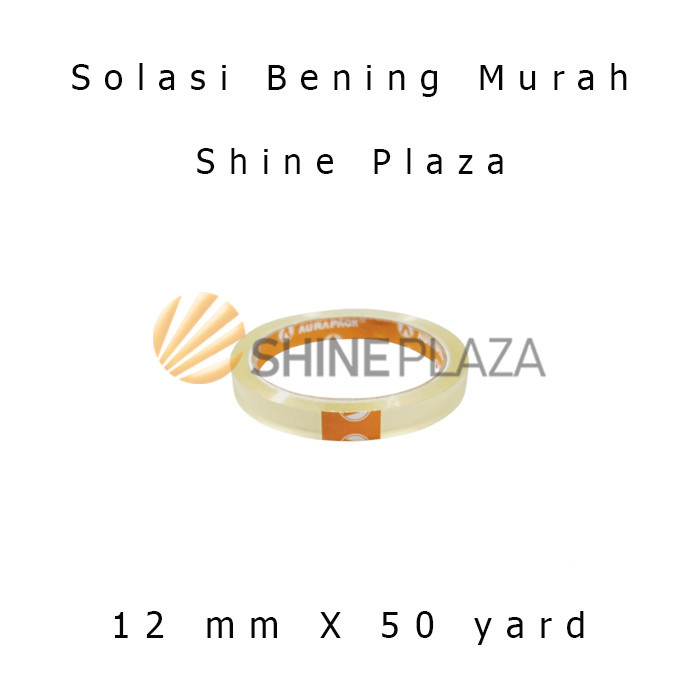 

SOLASI SELOTIP BENING 12MM EKONOMIS - ISOLASI SOLATIP 1/2 INCH MURAH LENGKET