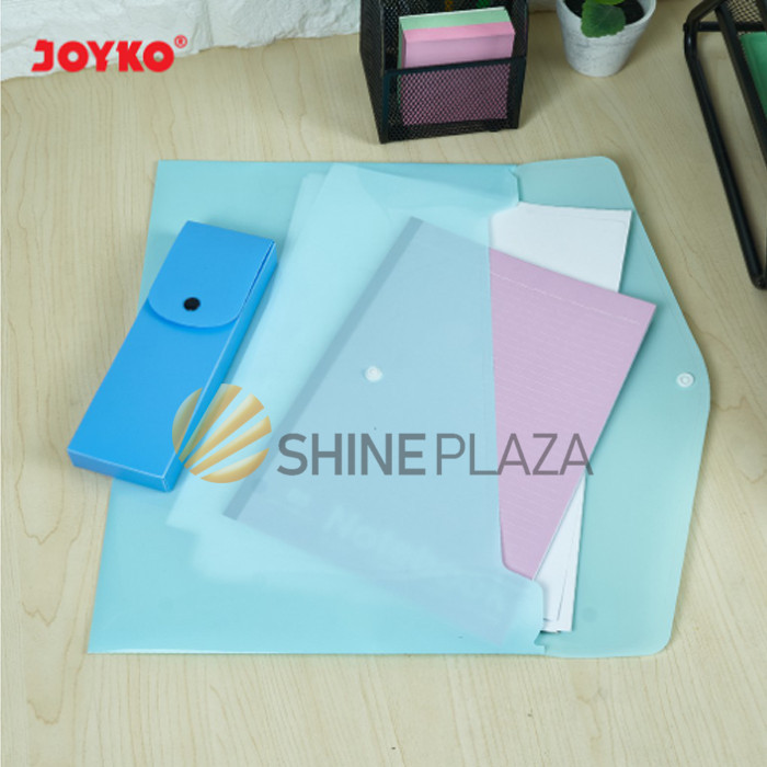 

MAP KANCING PLASTIK F4 JOYKO DBG-108 - FILE BUTTON FOLIO PASTEL COLOR