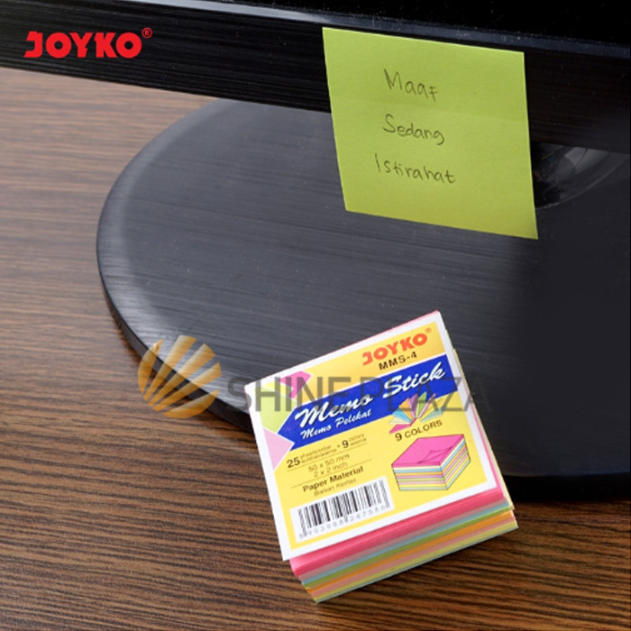 

MEMO STICKY NOTES JOYKO MMS-4 - KERTAS MEMO TEMPEL JOYKO