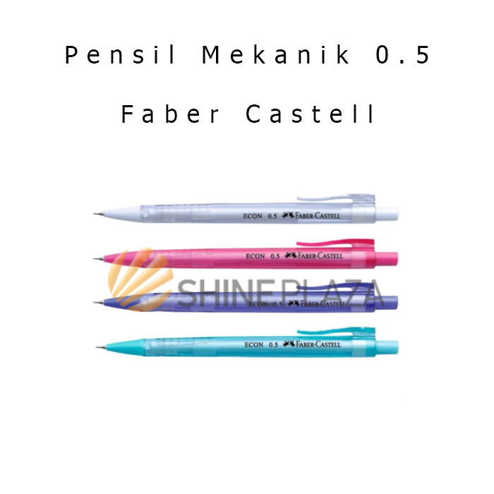 

PENSIL MEKANIK FABER CASTELL ECON 0.5MM - MECHANICAL PENCIL 0,5