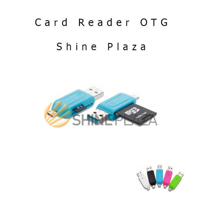 

MEMORY CARD READER 2 SLOT OTG FOR MICROSD MICRO SD CARD USB SDXC SDHC