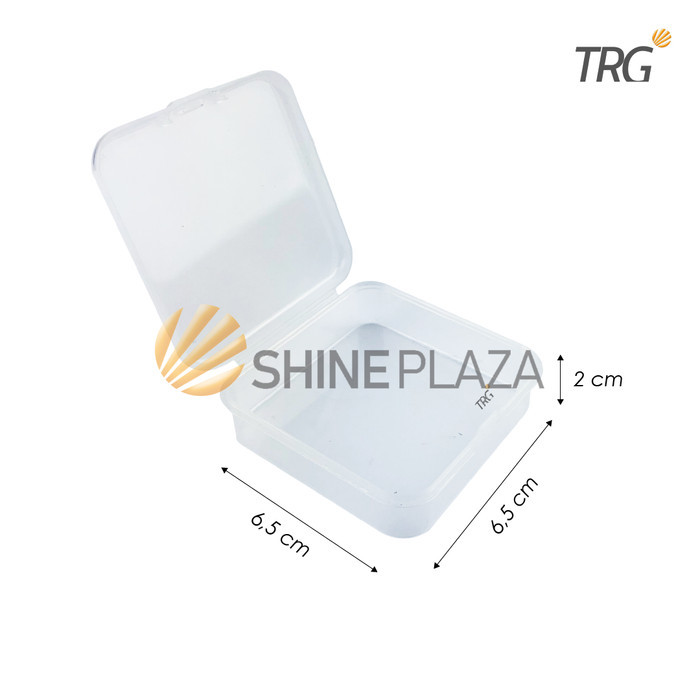 

TRG PLASTIC STORAGE BOX PP 6.5 X 6.5 SB-34 - TEMPAT PENYIMPANAN KOTAK PLASTIK KECIL SERBAGUNA 6,5 X