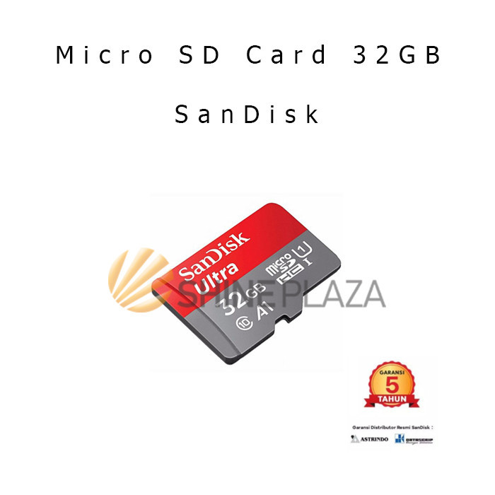 

SANDISK 32GB 120MB/S ULTRA MICRO SD KARTU MEMORY 120MBPS 100% ORIGINAL