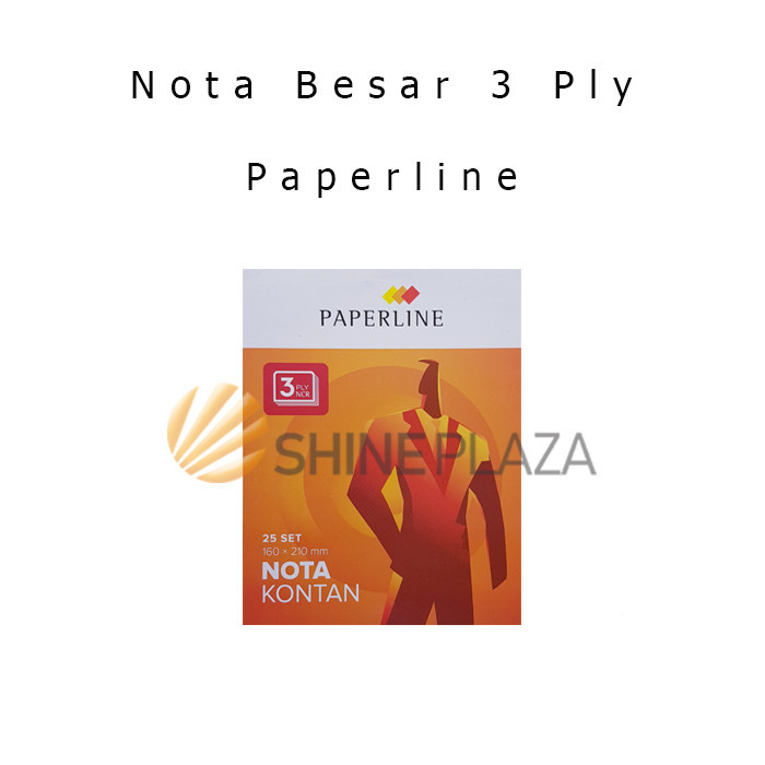 

BUKU NOTA KONTAN PAPERLINE BESAR 3 PLY - NOTA PAPERLINE BESAR 3 PLY