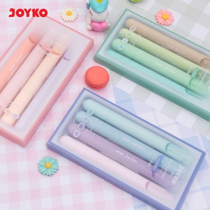 

PENANDA BERWARNA HIGHLIGHTER JOYKO HL-98 SOFT COLOR