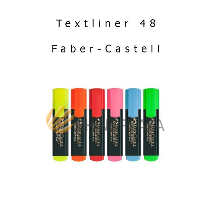 

FABER CASTELL HIGHLIGHTER ORIGINAL COLOR - TEXTLINER 48 FABER CASTELL