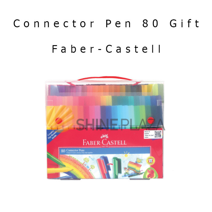 

CONNECTOR PEN MARKER 80 COLORS FABER-CASTELL - SPIDOL WARNA GIFT SET