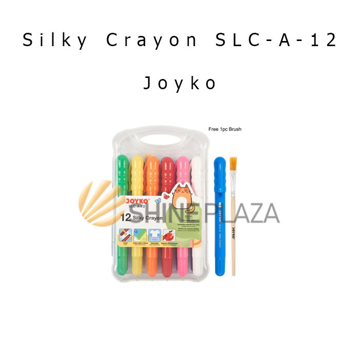 

SILKY CRAYON 12 COLORS - KRAYON HALUS JOYKO SLC-A-12 WARNA