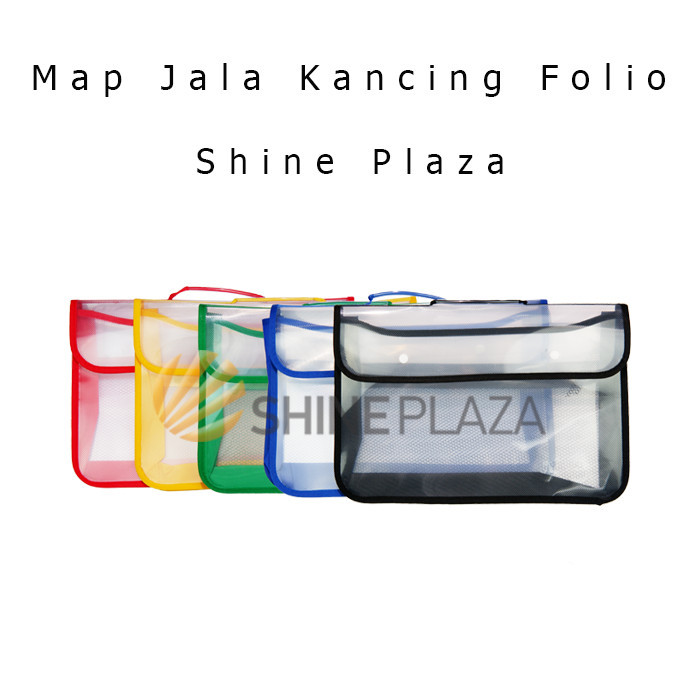 

MAP PLASTIK JALA KANCING F4 BUTTON SCHOOL OFFICE BAG FILE - TAS DOKUMEN KERTAS ALAT TULIS KANTOR