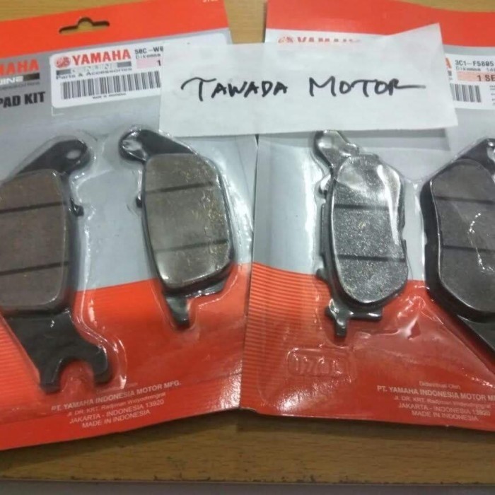 Dispad Set Kanvas Rem Depan Belakang Yamaha Nmax Barang Langka