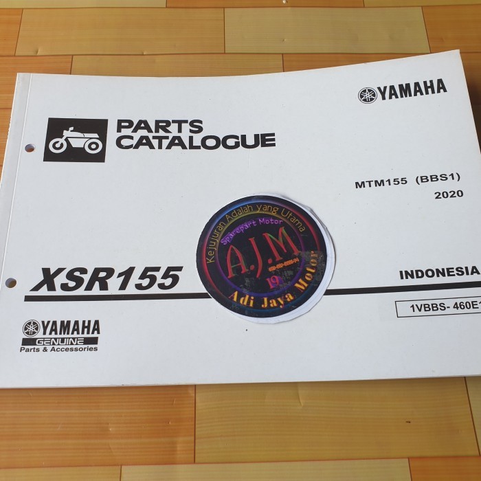 Buku Part Katalog Catalog Copian Yamaha Xsr155 Xsr 155 Barang Langka