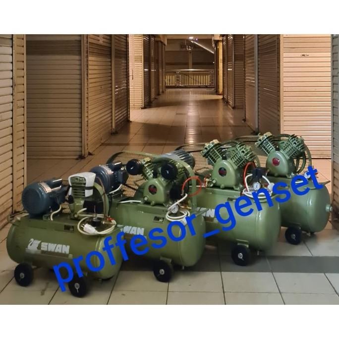 Kompresor angin swan 1 hp ( pk ) komplit motor 1hp SVU 201