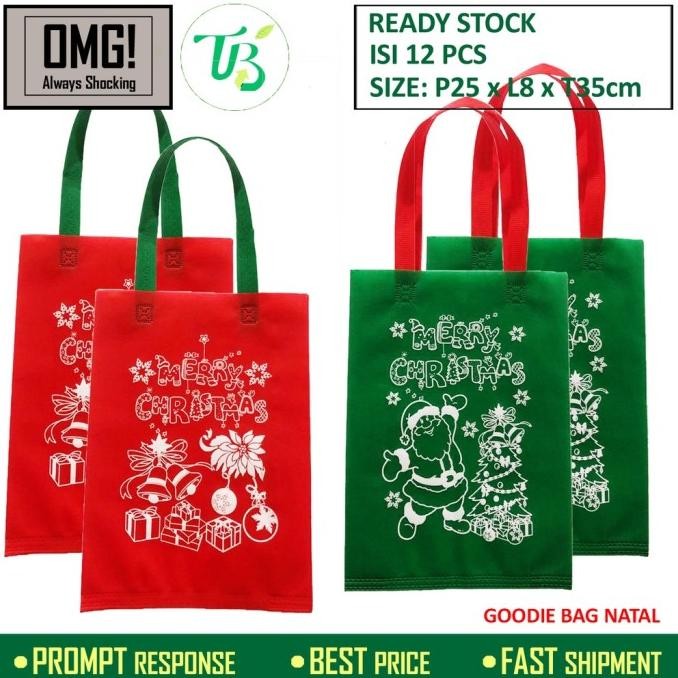 

Mubarak| TERLARIS GOODIE BAG IDUL FITRI S 25X35X8CM TAS HARI RAYA BUKAN PAPER
