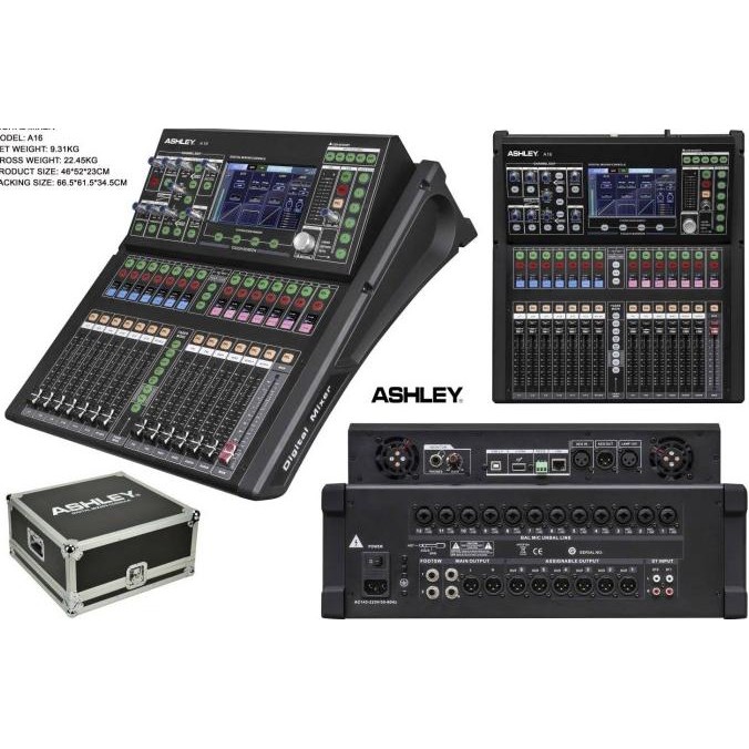 MIXER DIGITAL ASHLEY A16 A 16 FREE KOPER ORGINAL