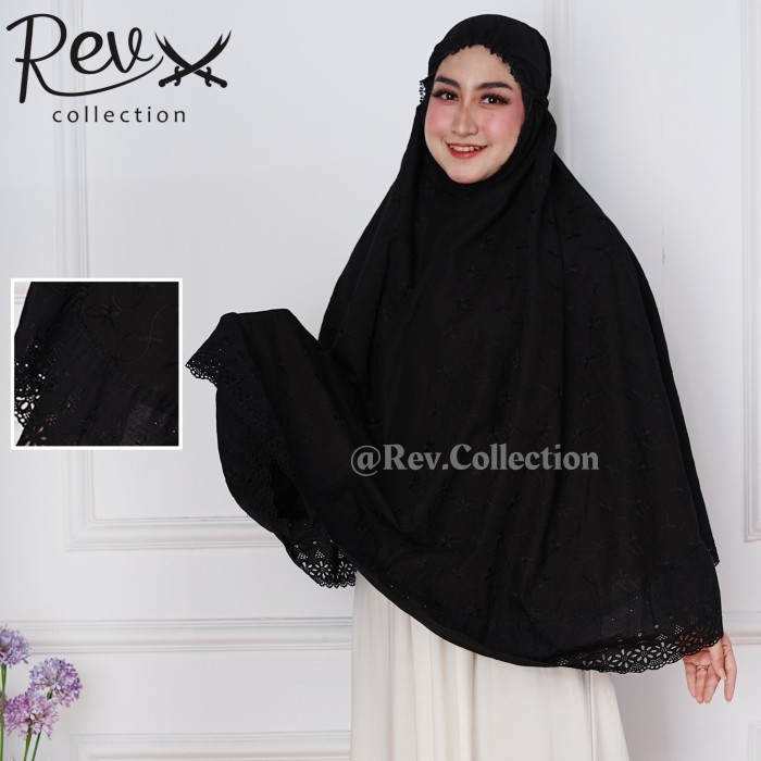Bergo Super Jumbo Warna Hitam