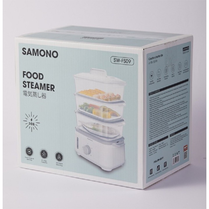 Philips Food Steamer HD9104 Samono Food Steamer SW-FS09 Garansi Resmi