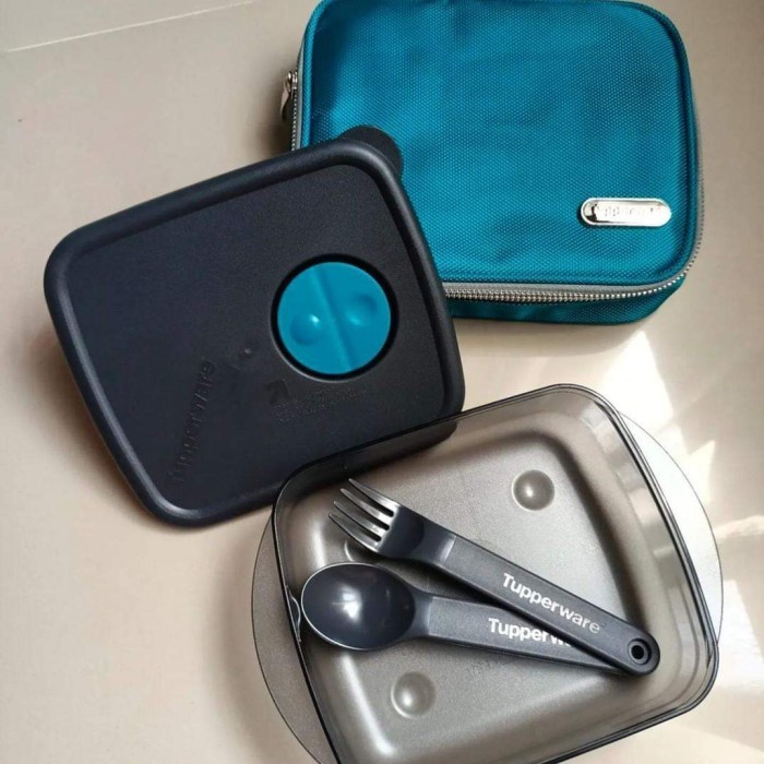SET BEKAL MAKAN TUPPERWARE //LUNCH BOX SET//X-TREME MEAL BOX