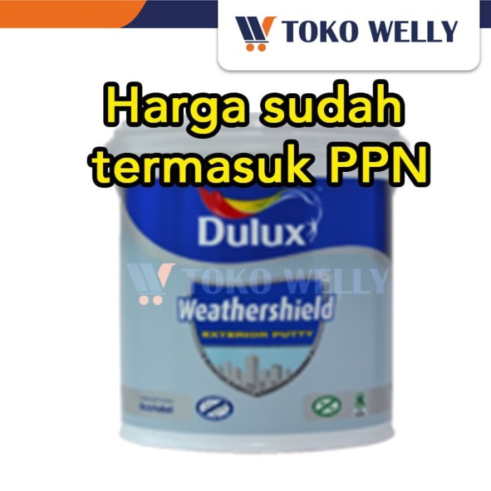 TERBARU Dulux Weathershield Putty / Plamur / Dempul Tembok Eksterior Galon