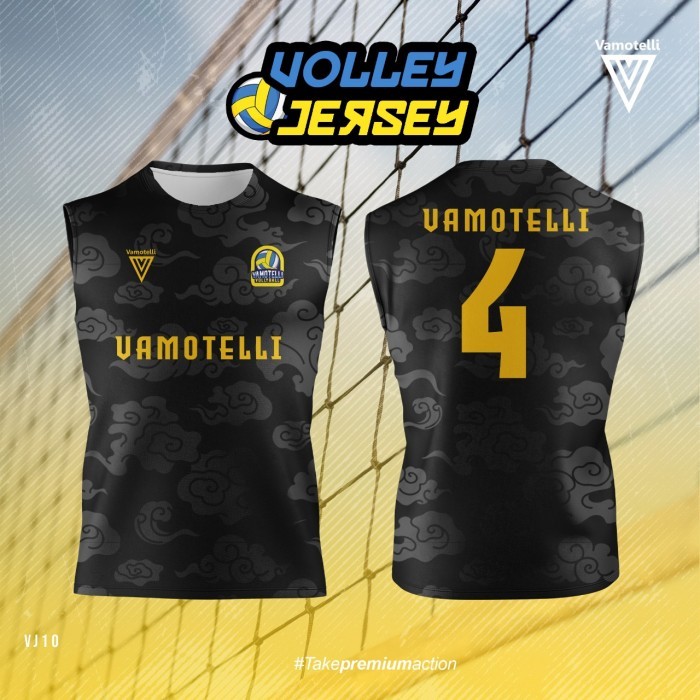 TERBARU Baju Volly Dewasa Kaos Volly Jersey Vollyball Print By VamotellI #VJ10