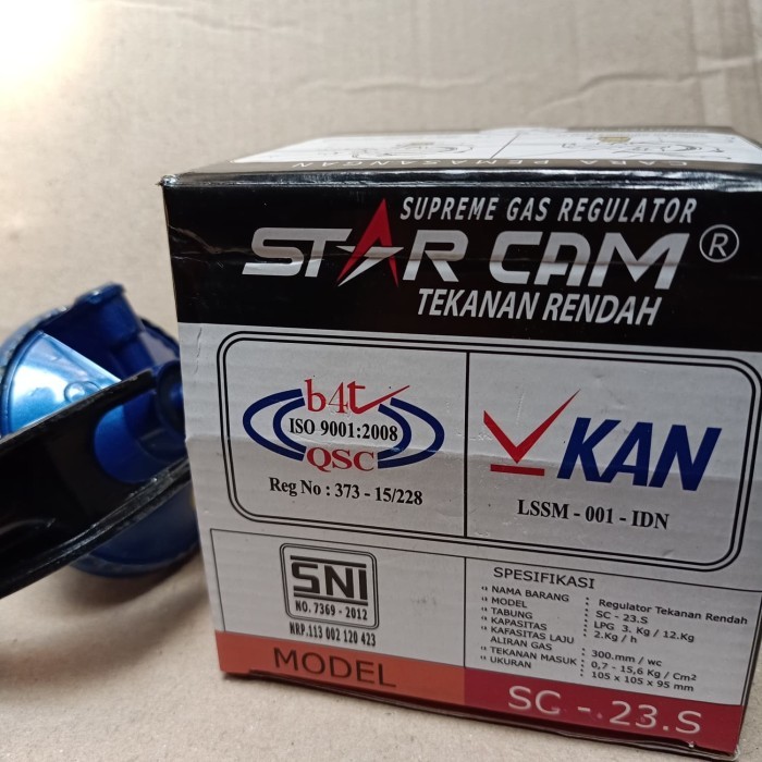 Regulator Lpg Gas Starcam Double Lock, Lpg, Gas, Regulator