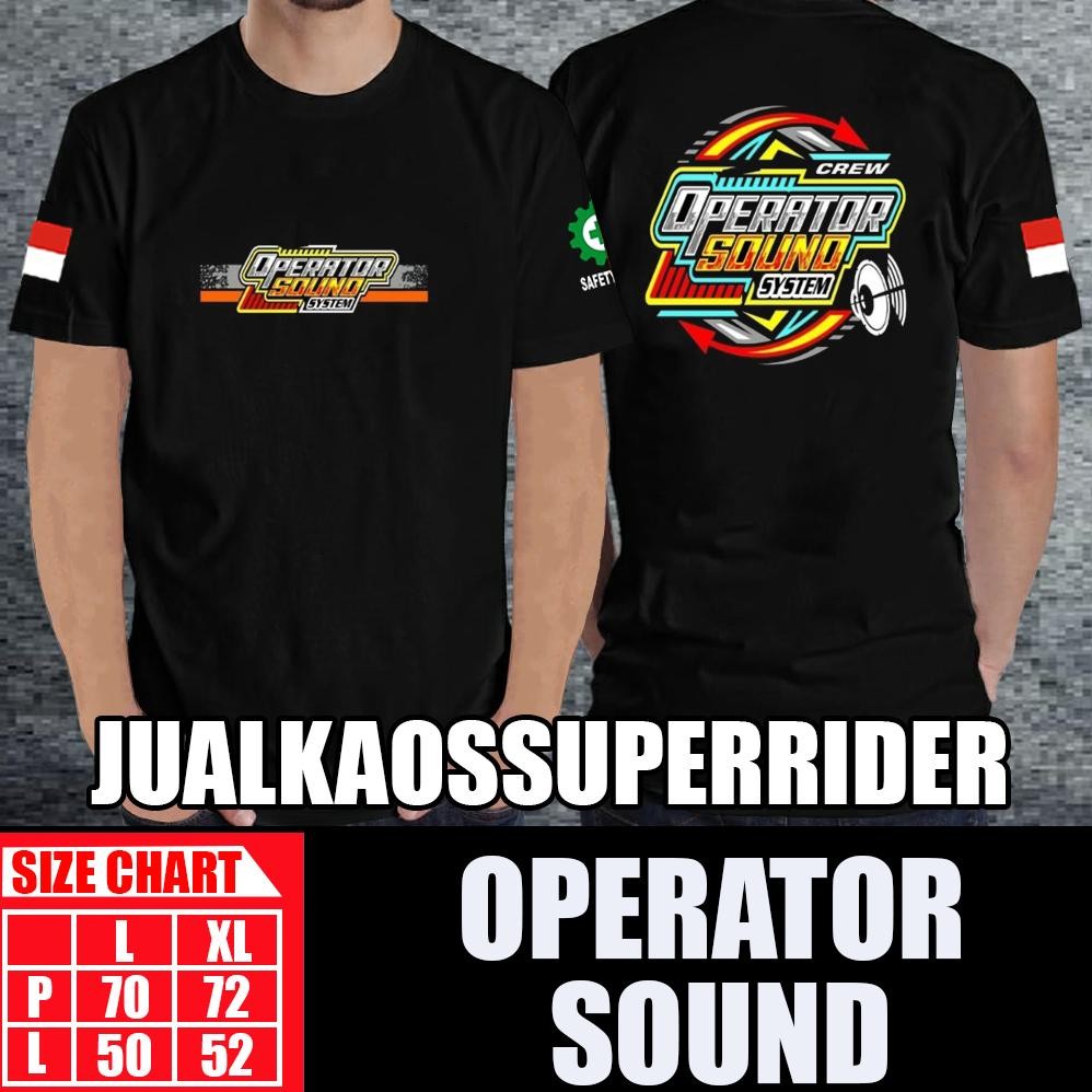 Promo Kaos Pria Crew Operator Sound System O&J Style
