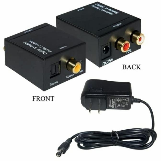converter optic digital to rca analog audio/toslink to analog /rca