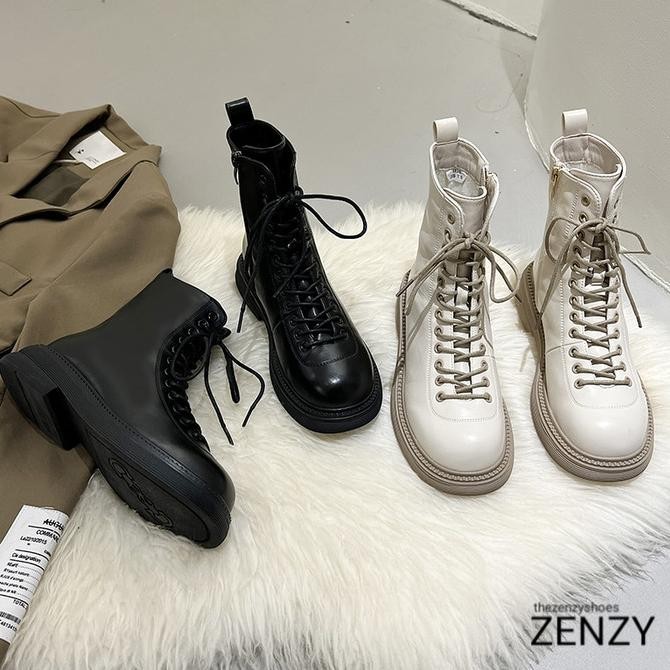 Tzs Zenzy Premium Ohmhye Korea Design - Sepatu Boots Wanita