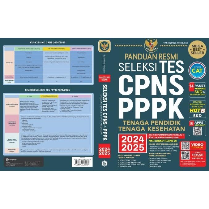 

Terlaris Buku Panduan Resmi Seleksi Tes Cpns & Pppk 2024/2025 Tenaga Pendidik & Tenaga Kesehatan Ready Stok