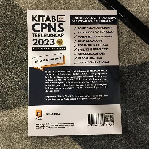 

Terlaris Buku Kitab Cpns Terlengkap 2023 : Kisi-Kisi Acuan Belajar (Solusibuku) Ready Stok