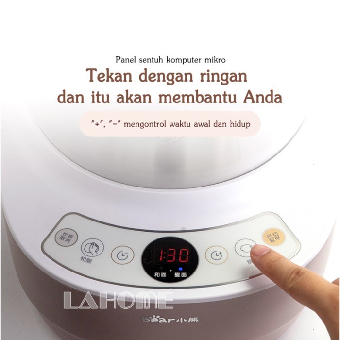 LAHOME Bear Adonan 3.5L Stand xer 304 Stainless Steel Bowl Dough