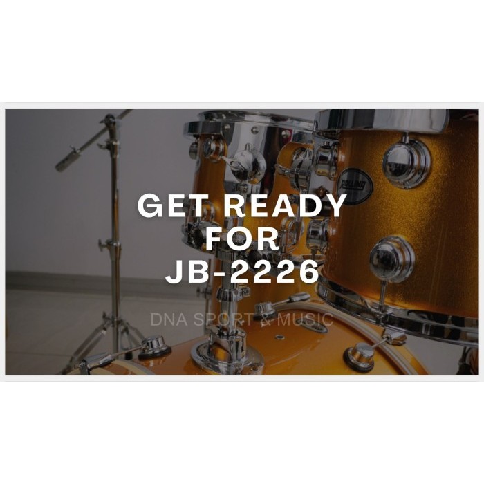 Drum Set Akustik ROLLING JB-2226 - ORIGINAL