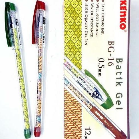 

Produk Baru!! Pulpen Batik Gel Kenko